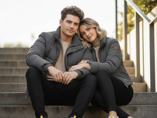 Ultra-realistic lifestyle portrait prompt for a modern couple