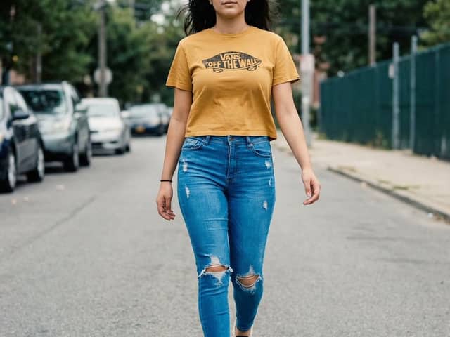 Vans Logo Street Fashion Portrait Replication