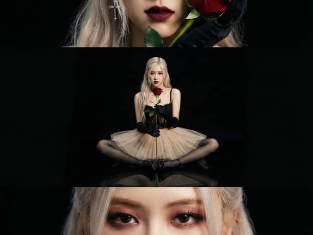 Vertical 3-Panel Collage: Dark Romantic Gothic Ballerina