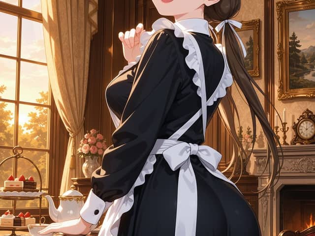 Anime Salon de thé : Femme de chambre victorienne