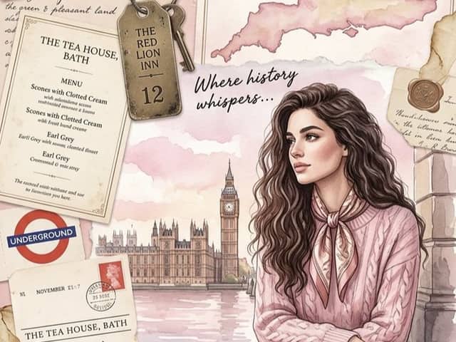 Scrapbook de Viagem Vintage pela Inglaterra