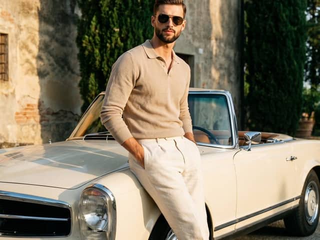 Ritratto di moda in una tenuta europea d'epoca
