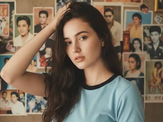 Vintage Portrait with Thai Celebrity Posters