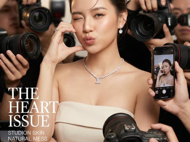 Vogue Cover Face Swap Portrait with Paparazzi