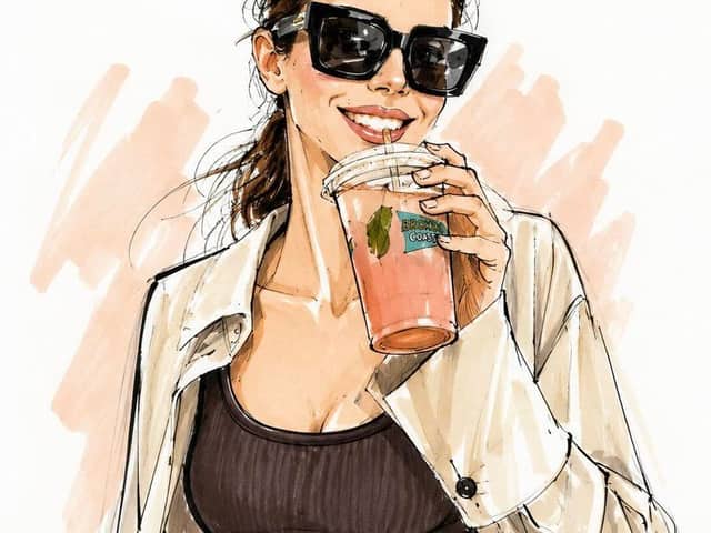 Illustration de mode style Vogue