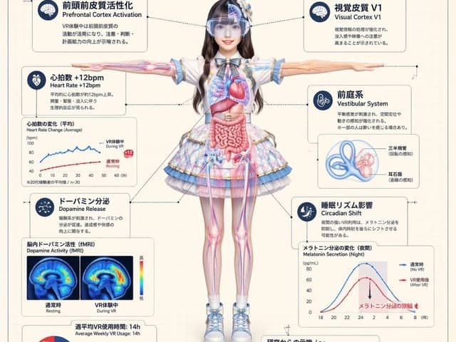 VR Effects on the Human Body Infographic