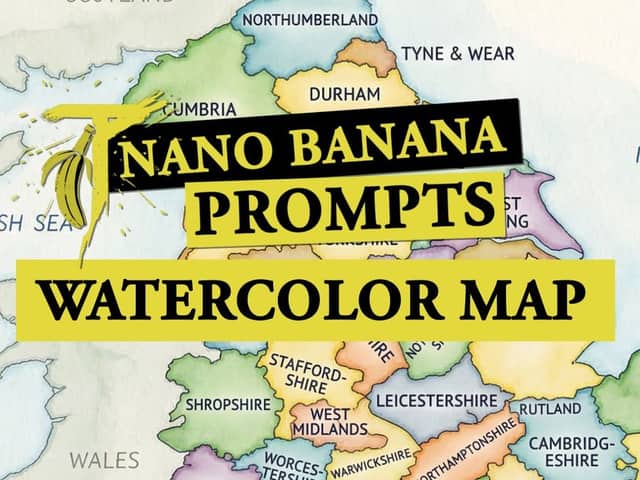 Watercolor Map Generation Prompt