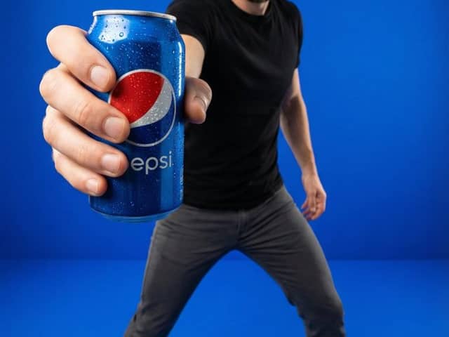 Wide-Angle Product Poster (Pepsi Can)