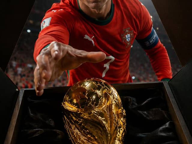 Perspectiva da Revelação do Troféu da Copa do Mundo
