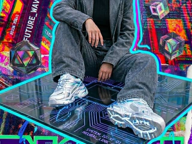 Y2K Cyberpunk Cyberpop Poster