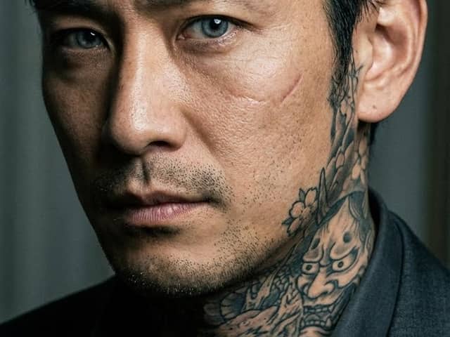 Yakuza Portrait with Irezumi Tattoos