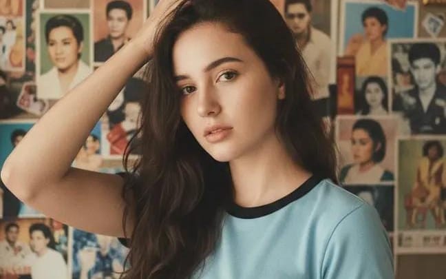 Vintage Portrait with Thai Celebrity Posters