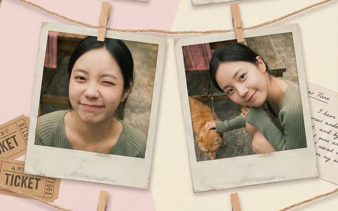 Vintage Polaroid collage portrait prompt