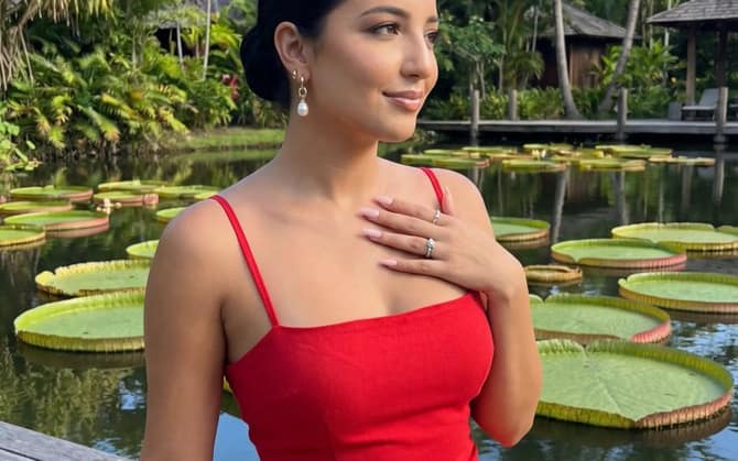Tropical Lily Pond Fashion Editorial Prompt