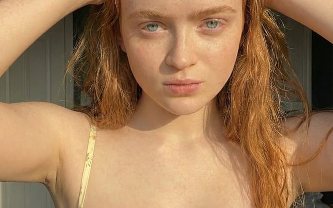 Golden Hour Freckled Portrait with Shallow Depth of Field