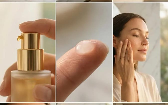 Skincare Editorial Photography Collage Prompt