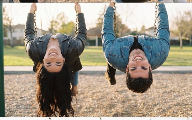 Ultra-Photorealistic Cinematic Couple Triptych Storyboard