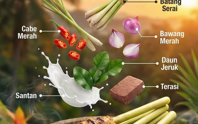 Photographie culinaire cinématographique ultra-réaliste d'un plat indonésien