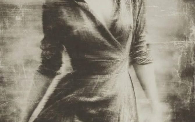 Vintage Wet-Plate Photograph Portrait