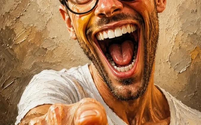 Create an ultra-funny exaggerated caricature portrait