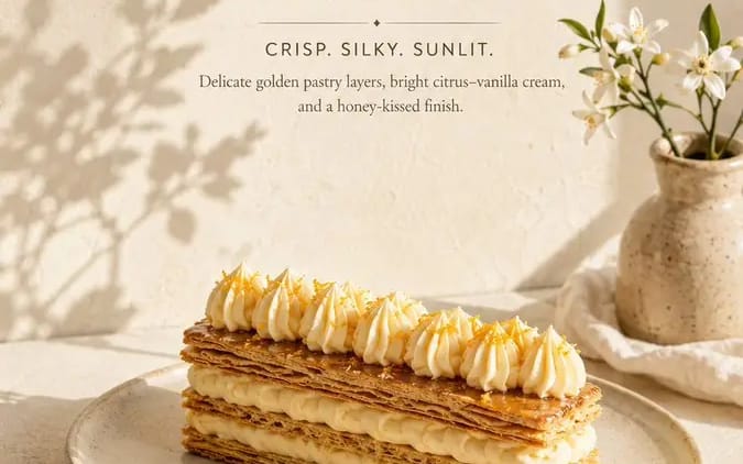 Create a 9:16 premium food advertising poster for a French