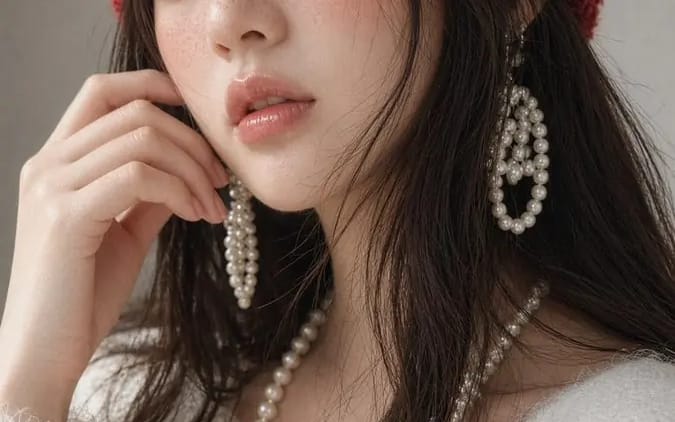 A close-up portrait of a young Taiwan idol in her early 20s