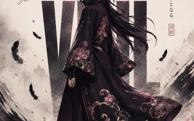 Create a premium viral cinematic anime editorial poster