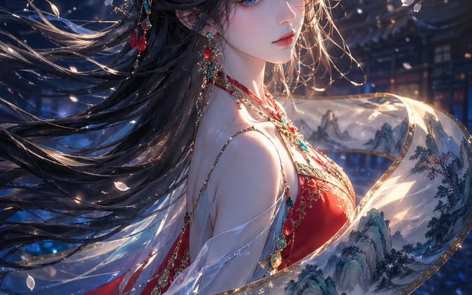 Prompt para Ilustração de Fantasia Oriental