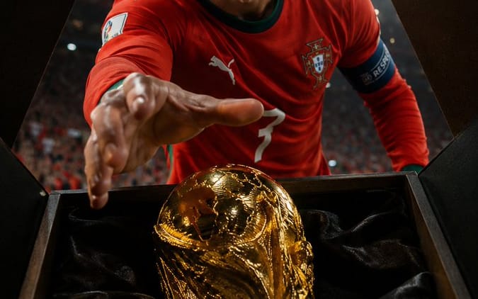 Perspectiva da Revelação do Troféu da Copa do Mundo