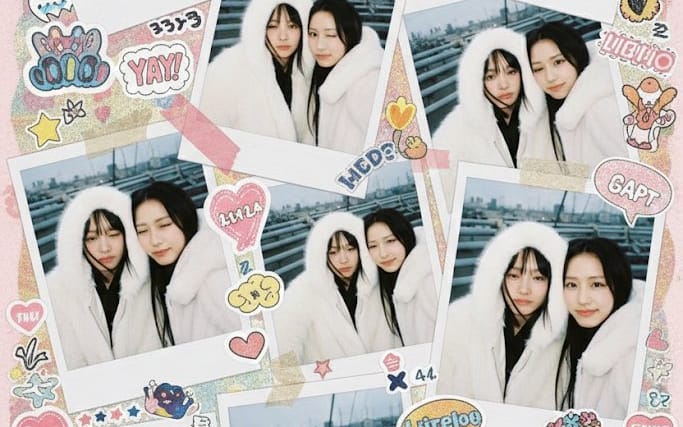 Kawaii Stylebook Collage with Polaroid Effect