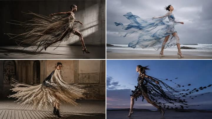 2x2 grid, 16:9, ai picks subjects input = Tema / Model /