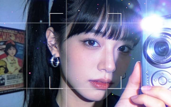 Y2K Digital Camera Selfie