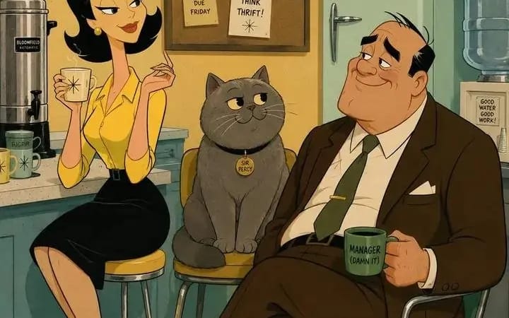 Mid-century theatrical cartoon still featuring Character