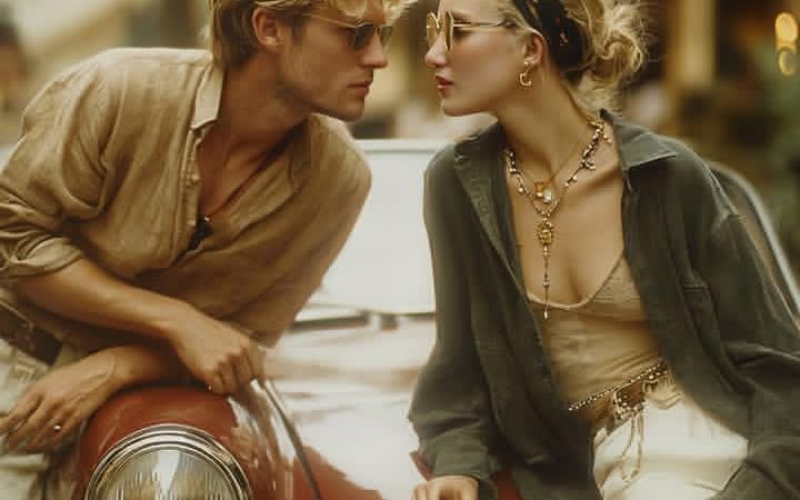 Editorial de Moda Vintage dos Anos 70