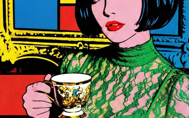 Pop Art Comic Book Illustration Prompt