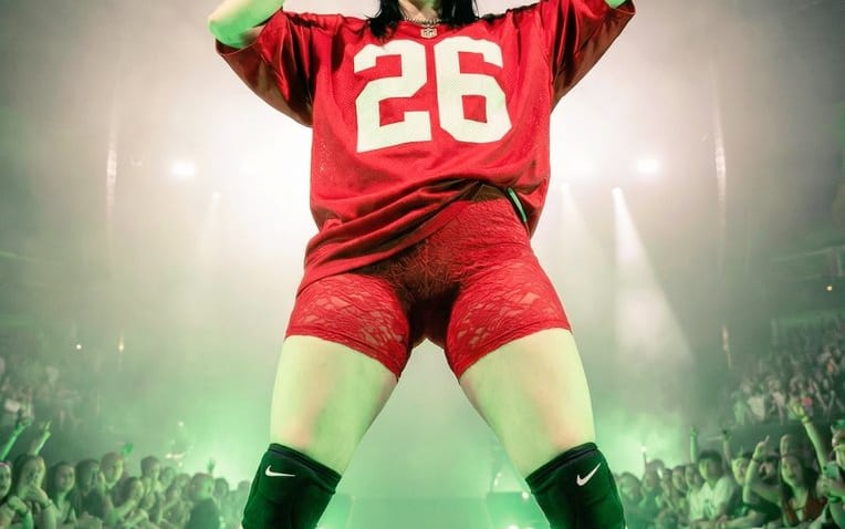 Ultra Realistic Concert Photography of Billie Eilish