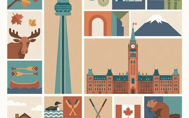 Create a square vintage travel poster of Country Or Place