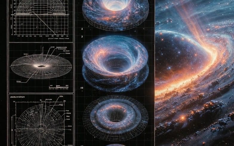 Supermassive Black Hole Museum Presentation Board
