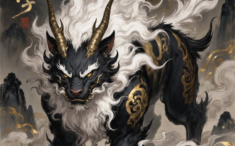 東方神獸「狻猊」海報