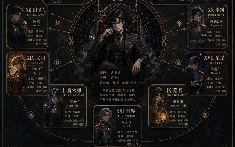 Occult Tarot Club Map