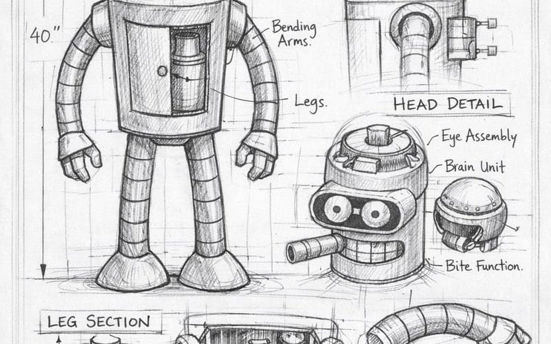 Pencil Sketch Schematic