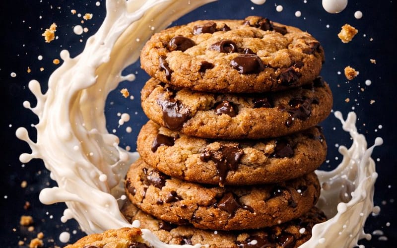 Ultra-Realistic Commercial Food Photography Prompt (Biscuits)
