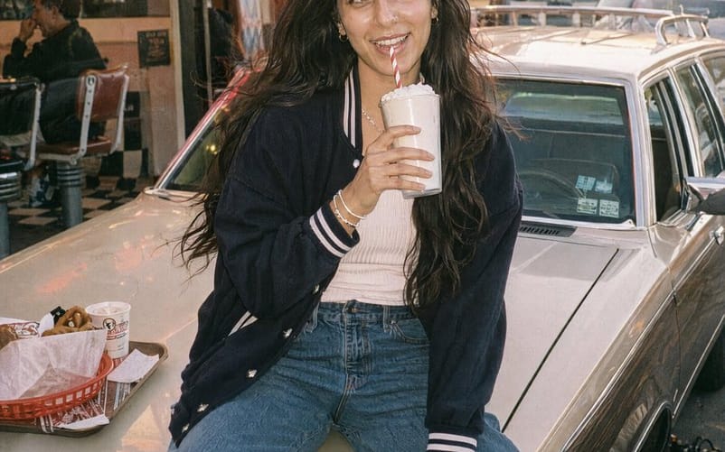 Retro Diner Milkshake Portrait