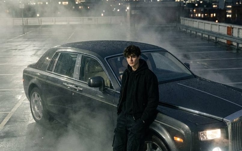 Moody London Rooftop Fashion Editorial