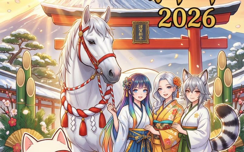 New Year's Card Generation with Character Synchronization and Typography