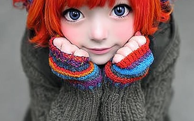 Kawaii Doll Magical Realism Character Portrait Prompt