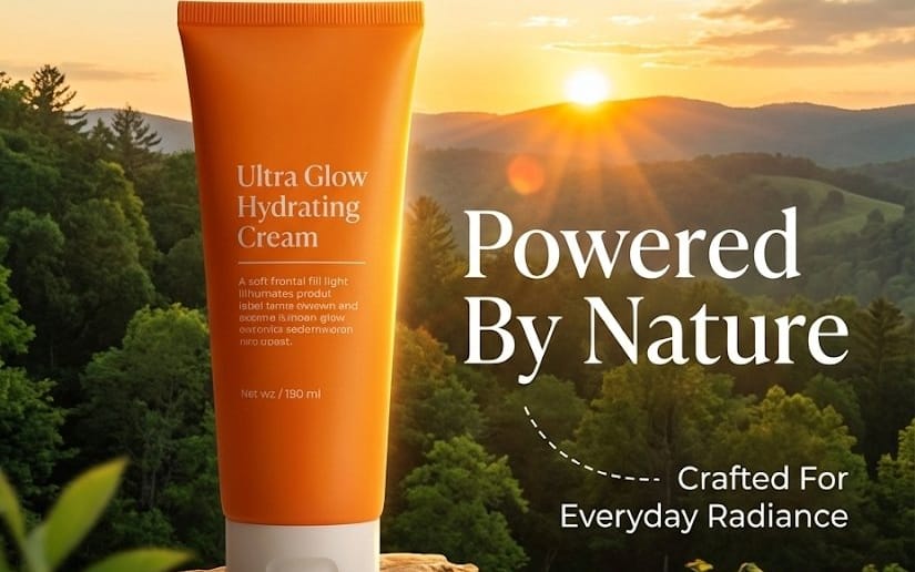 Golden Hour Product Photography on Rugged Rock