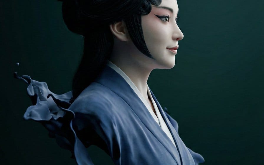 Prompt de Estética Oriental Surreal para Geração de Imagens