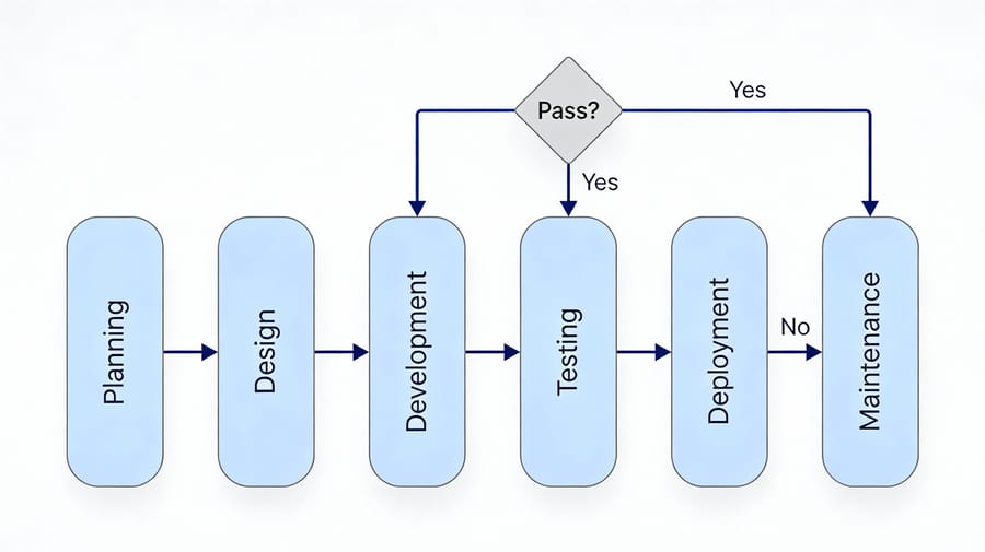 Professional SDLC Flowchart