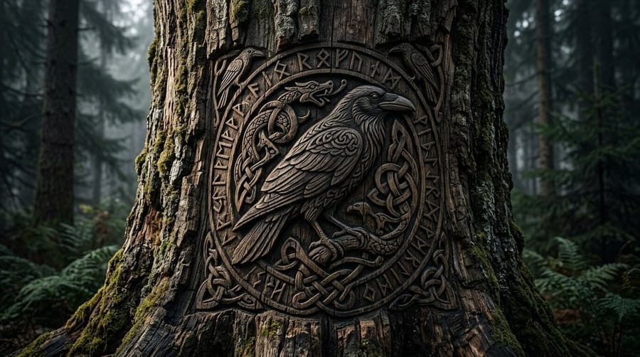 Viking Tree Carvings